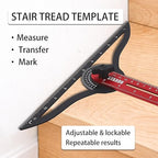 Stair Tread Template Tool – Stair Tread Gauge, Hidden Screw Slide Rail Stair - Image 2