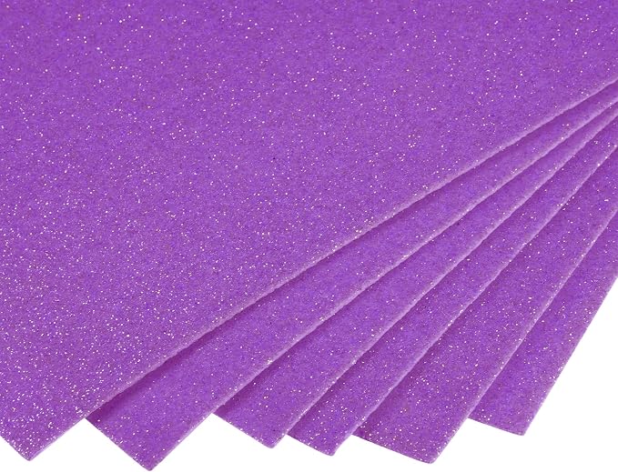 uxcell Purple Shiny EVA Foam Sheets 11 x 8 Inch 2mm Thick - Image 5