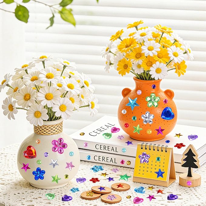 2078PCS Gem Stickers Large Rhinestone Stickers Self Adhesive Acrylic Gems DIY - Image 8