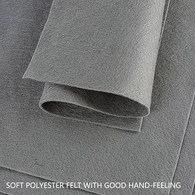 Jtnohx Color Felt, Soft Felt Sheets, 1.4mm Thick 8"x12" Handicraft Felt Fabrics - Image 4