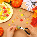 Augshy 64 Pcs Fall Resin Charms Maple Leaf Pumpkin Acorn Autumn Pendant | 7 - Image 4