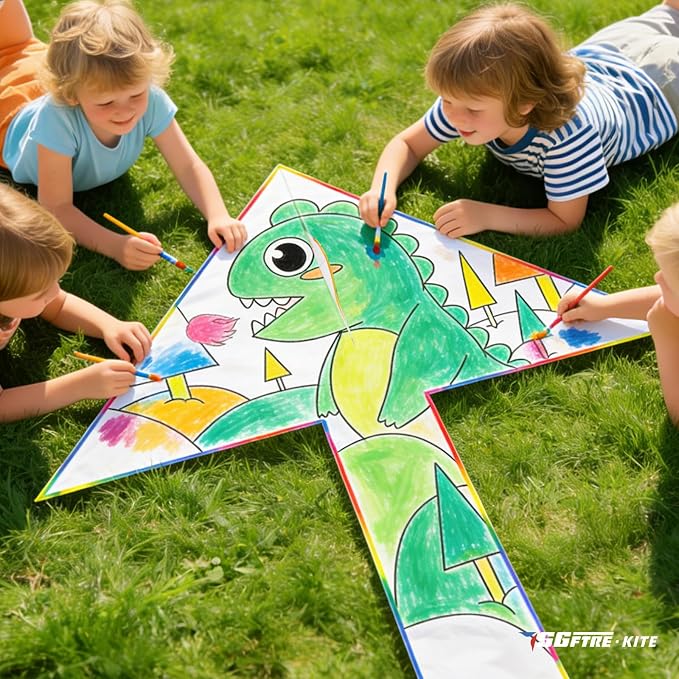 DIY Kite Making Kits for Boys and Girls, Extremely Easy to Fly ，Gifts for Kids - Image 4