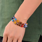ONLYJUMP Planet Bracelet Solar System Universe Galaxy Bracelet Handmade Natural - Image 3