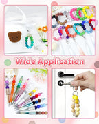 FIVEIZERO 160PCS 15mm Round Silicone Beads, Wear-resistant, Easy-clean - Image 5