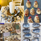 20 PCS Flat Oyster Shells for Crafts 3"-5" Natural Oyster Shells Bulk, for Home - Image 5