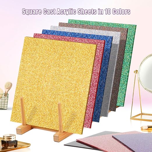 Adrattnay Glitter Acrylic Sheets - Image 7