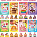32 Sheets Create Cake of Dreams Stickers, Make Your Own Cake Stickers - Image 4