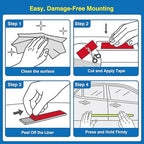 Tapsi Double Sided Tape Heavy Duty, Automotive-Grade Foam Mounting Tape 0.4in x - Image 5