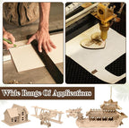 Sasylvia Balsa Wood Sheets 12 x 20 x 1/16 Inch Basswood Sheets - Image 3