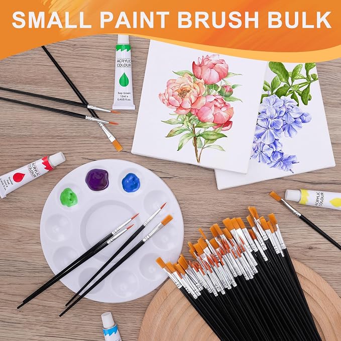 AROIC Small Paint Brushes Bulk, Acrylic Paint Brush Kits - Image 4