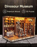 DIY Miniature House Kit – Mini House Book Nook Kit Bookend Bookcase Craft - Image 5