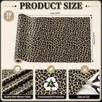 Leopard Print Bulletin Board Roll Non-Woven Fabric Poster 16in X 20ft | Back to - Image 2