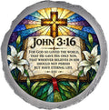 Magnolia Garden 10-Inch John 3:16 Scripture Stepping Stone by DicksonsGifts