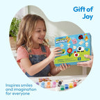 JOYIN 12 Wooden Magnet Creativity Arts & Crafts Painting Kit - Image 8