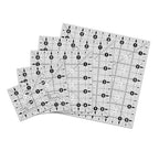 5 Non-Slip Square Quilt Template Rulers - Image 3