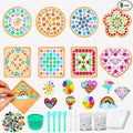 Wulqiiy 8 Sets DIY Mosaic Coaster Kit – Mixed Color Glass Mosaic Tiles by %F0%9F%8F%A1Wulqiiy%E2%80%93OrganizedLiving