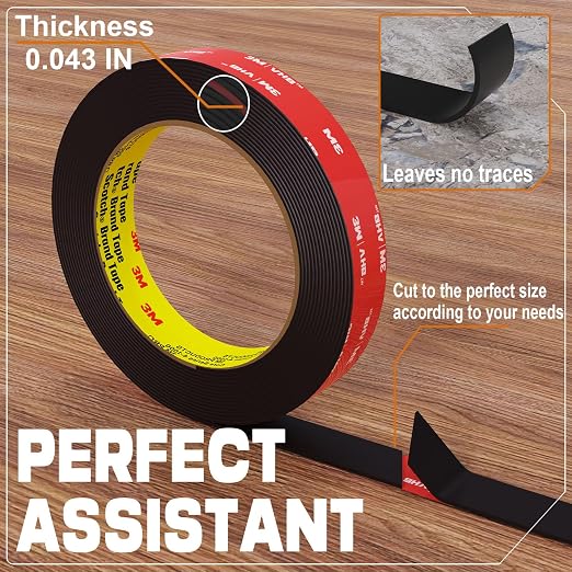 tapify Double Sided Tape Heavy Duty 0.39 x 10FT | Double Sided mounting Tape - Image 2