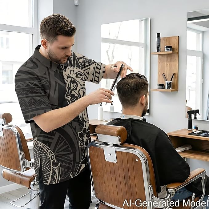 Professional Grooming Smock Unisex, Water Resistant Anti-Static | Hairdresser - Image 2