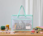 Qozary 5 Pcs Sew Project Bags for Quilting-A3 Sewing Craft Organizer Storage - Image 2