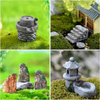 Cayway 26 PCS Outdoor Fairy Garden Miniatures Mini Zen Garden Accessories - Image 6