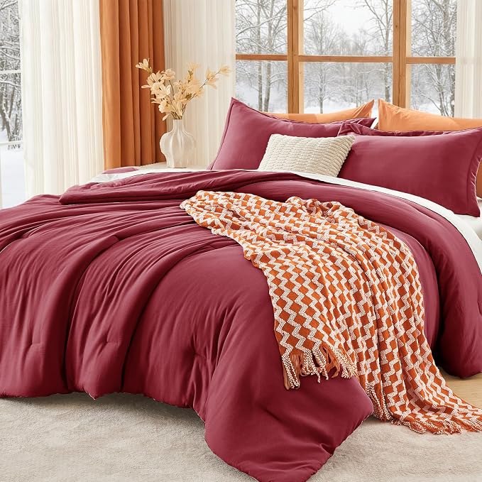 MUXHOMO Full Comforter Sets, All Season Ultra Soft Down Alternative Bedding by MUXHOMO