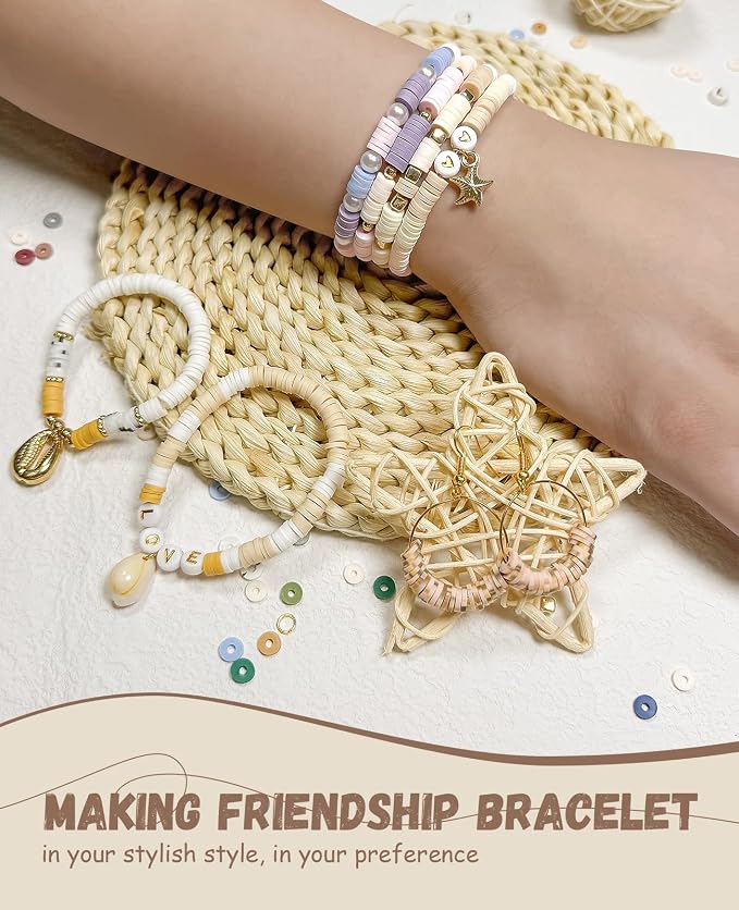 ClaBead 6300 Pcs Clay Beads Bracelet Making Kit - Image 7