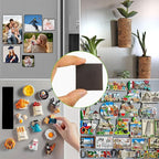 Magnetic Squares with Adhesive Backing, Pre-Cut Self Sticky Magnets as Back to - Image 6