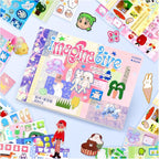 Tmtains 30 Sheets Kawaii Japanese Sticker Book Manga Books Style Writable Note by Tmtains