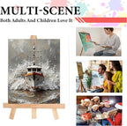 Painting by Numbers Kit for Adults Beginner, Ship Art Paint by Numbers Easy for - Image 7