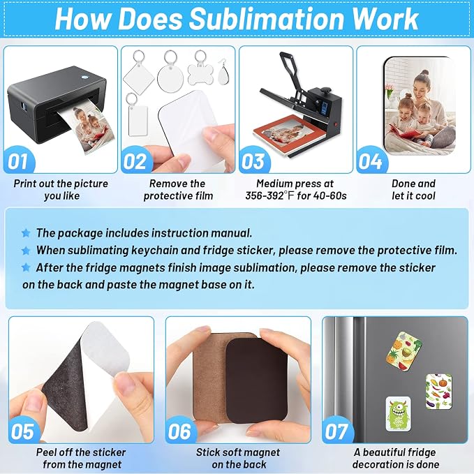 Modacraft 128-Piece Sublimation Blanks Kit - Image 3