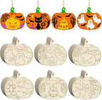 36PCS Wooden Pumpkins Ornaments to Paint Halloween Thanksgiving Decoration by Sophena
