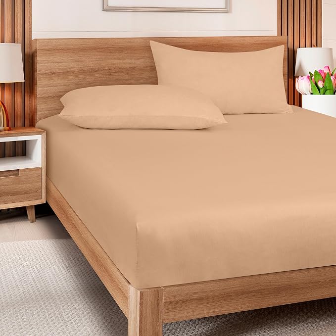 ROYALE LINENS 300 Thread Count 100% Long Staple Combed Cotton Fitted Sheet Twin - Image 6