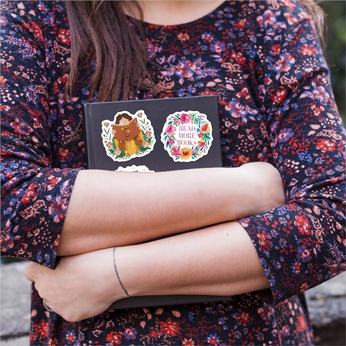 Glitter Reading Stickers for Bookish Adults, Reading Rewards for Students - Image 6