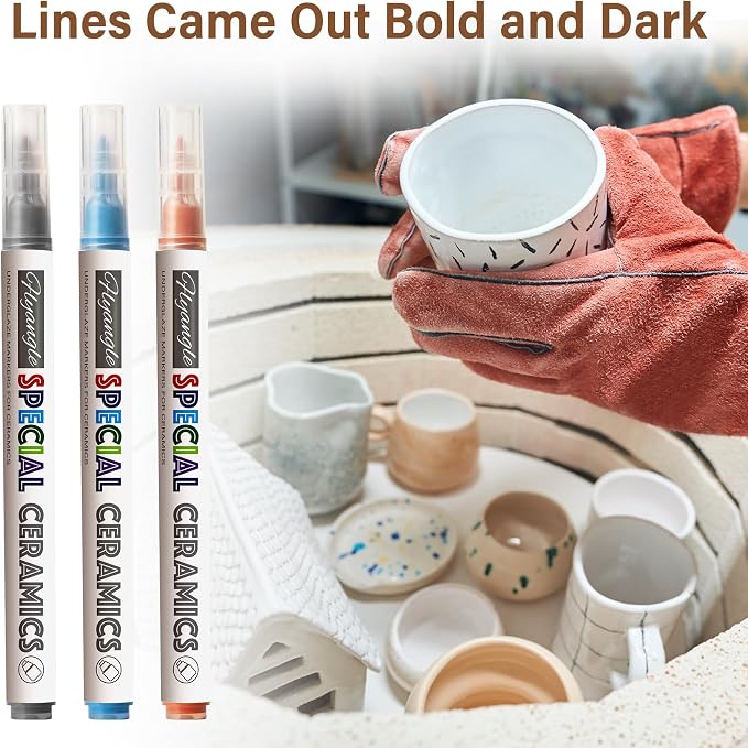Underglaze Pen for Ceramics, Underglaze Marker for Pottery Glaze, Pottery Pen - Image 6