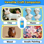 3.4FL OZ Air Dry Clay Glaze, High Gloss Varnish, Protective Sealant to Prevent - Image 8