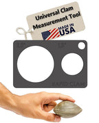 Clam Measuring Tool | 1.5" Quahog & 2.5" Soft-Shell Clam Gauge | Floats in by SupplySons
