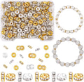 200 pcs 6mm Spacer Beads for Jewelry Making | Rondelle Bead Spacers Bulk by TINKRSTUFF