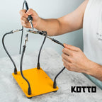 KOTTO Helping Hands Soldering, Third Hand Soldering Tool PCB Holder Four Arms - Image 7