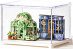 Rolife Dust Cover for DIY Miniature House, 8.8 x 7.6 x 6.1 Inches Clear Acrylic - Image 2