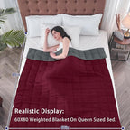 yescool Weighted Blanket for Adults Cooling Heavy Blanket for Sleeping Perfect - Image 2