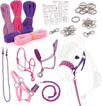 kullaloo DIY Hobby Horse Halter Kit Make Stick Horse Head Collars, Rope Halters by kullaloo