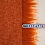 Orange Faux Fur Fabric by The Yard - Image 6