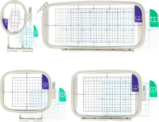 Sew Tech Embroidery Hoops for Brother PE900 PE800 SE2000 SE2100DI SE1900 PE770 by SewTech