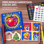 WUO 36 Colors Acrylic Paint Markers, Acrylic Paint Pens and Acrylic Markers - Image 2