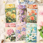 60 Sheets Vintage Embossed Scrapbook Paper Kit, 4x5.5 Letterpress Textured - Image 9
