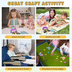 VKPI 4 Butterflies Foam Art Crafts Gift Kit, Creative Make Your Own Butterflies - Image 4