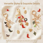 NewOasis 768Pcs Lip Gloss Keychain Making Kit, Jewelry Making Kit - Image 3
