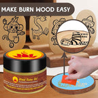 1DFAUL Wooden Burning Paste, 4 OZ Wood Burn Gel - Image 7