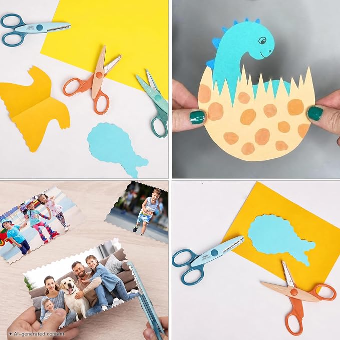 Mr. Pen- Craft Scissors Decorative Edge, 6 Pack, Candy | Zig Zag Scissors - Image 7