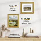 Vittanly 8x10 Picture Frames Set of 2, Ornate Vintage Photo Frame - Image 3